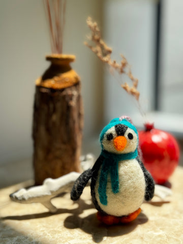 Handmade Needle Felt Little Penguin