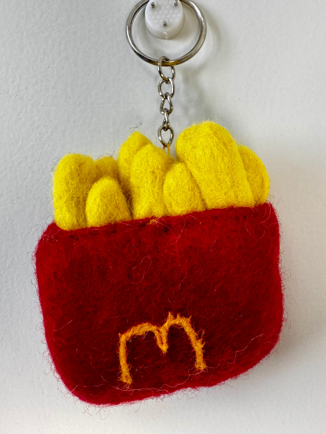 M Fries Handmade Needle Felted Key Ring