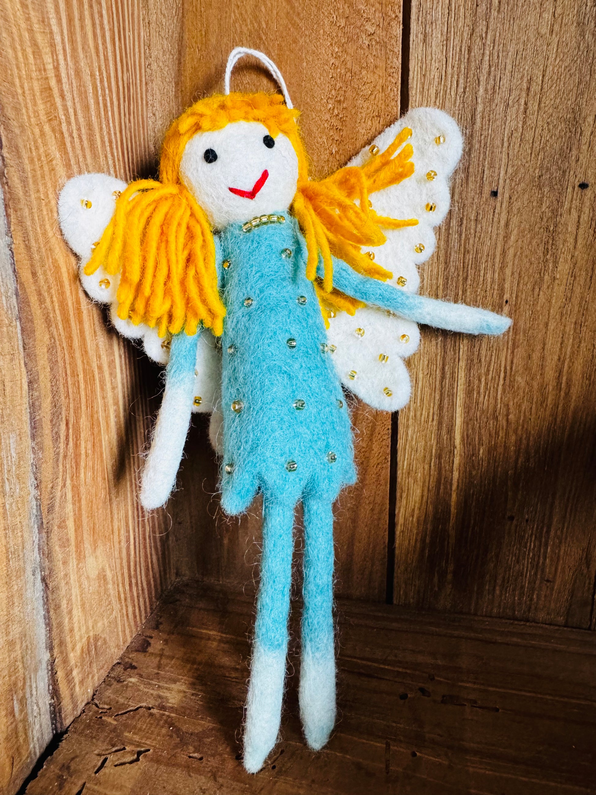 Handmade Wool Needle Felted Miss Fairy
