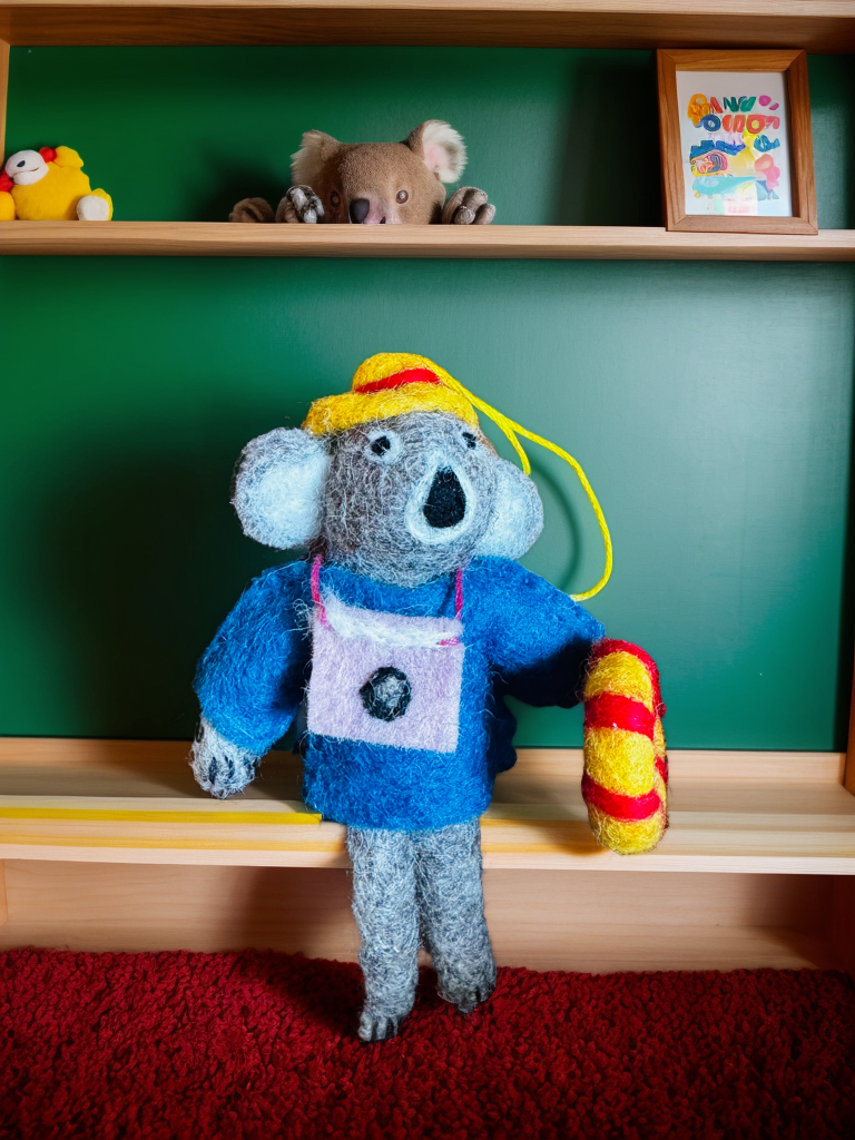 Handmade Needle Felted Little Koala