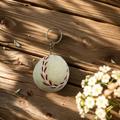 Tennis Ball Handmade Needle Felt Key Ring