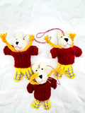 Handmade Needle Felt Little Mouse in Red Sweater