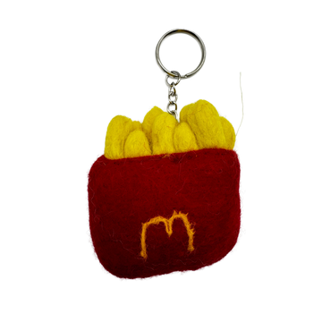 M Fries Handmade Needle Felted Key Ring