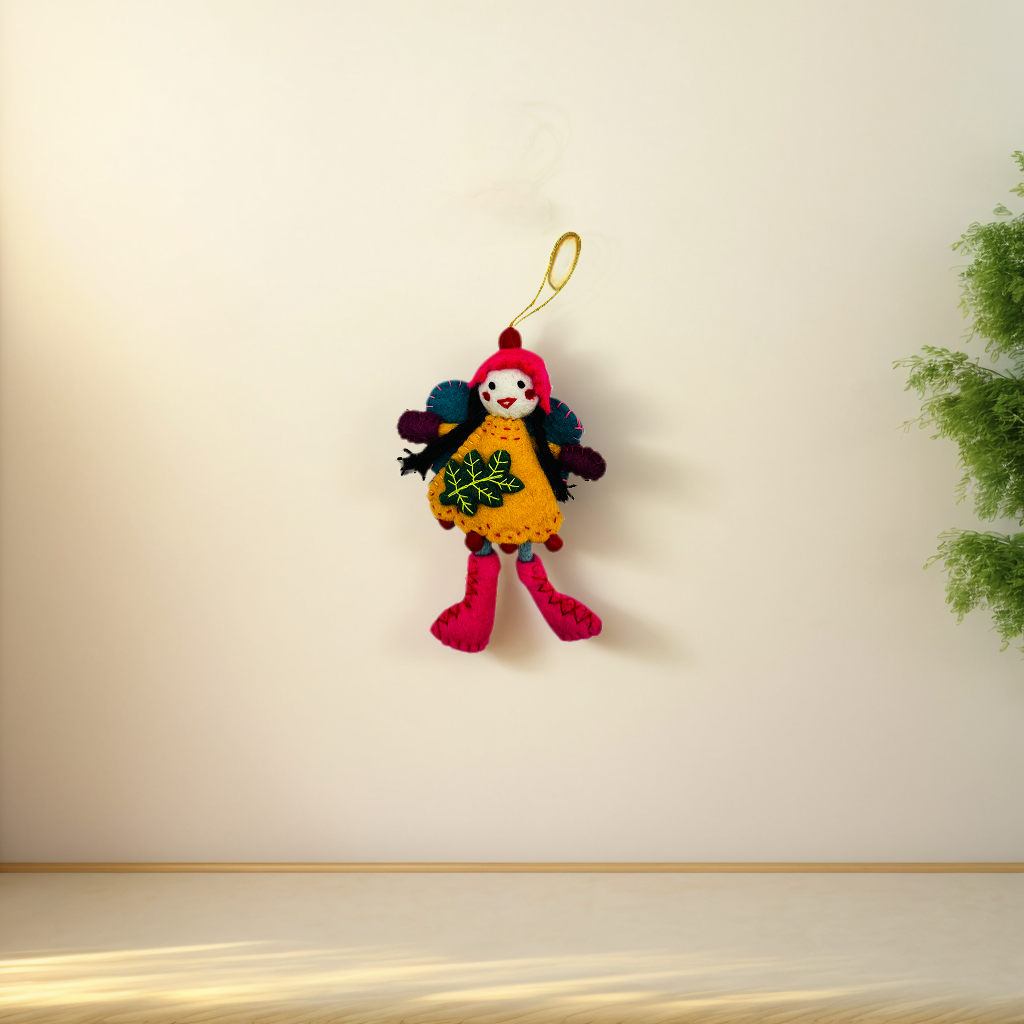 Handmade Needle Felted Miss Tree Fairy