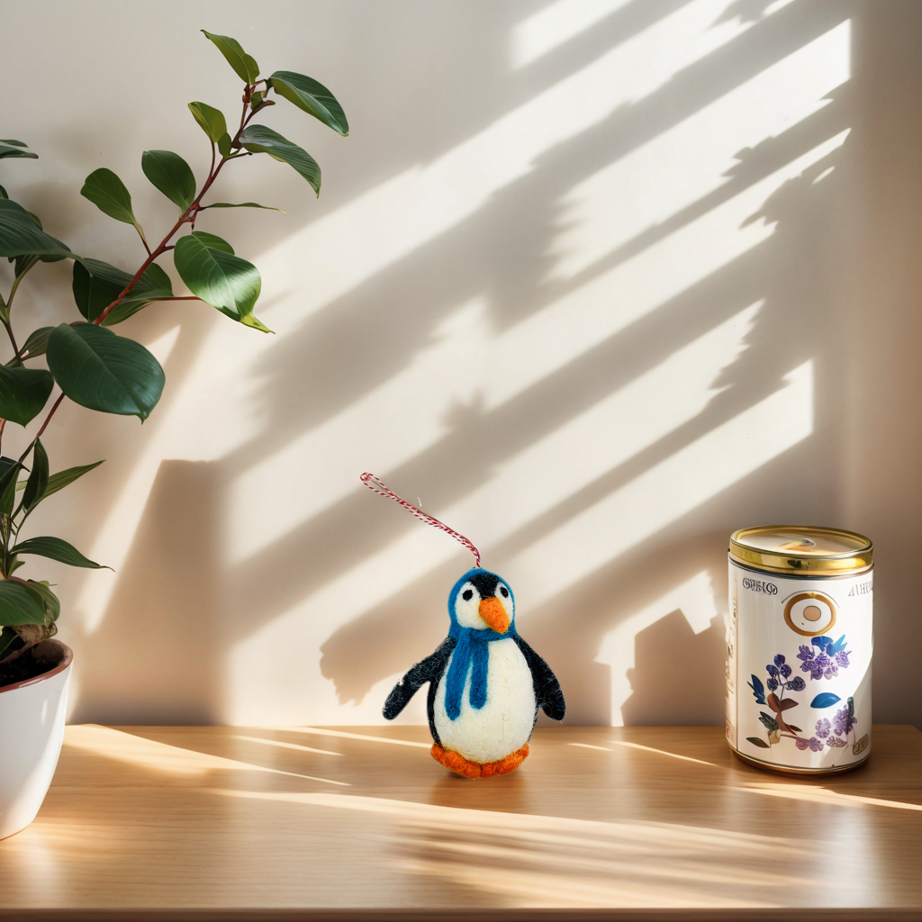 Handmade Needle Felted Little Penguin